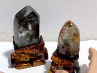 2 Pieces Garden Quartz With Stand