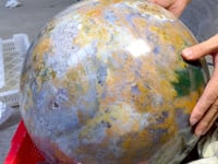 62.2KG Large Geode Ocean Jasper Sphere (Sea Freight Only)