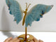 Trolleite Stone Butterfly Wing Carving With Stand