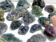 17 Pieces Raw Stone Fluorite Mixed Pyrite Specimen
