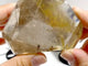 4 Pieces Golden Rutile Quartz Free Form With Stand