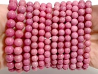 12 Pieces High Quality Rhodonite Bracelets