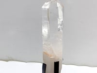 Clear Quartz Point Raw Bottom With Stand