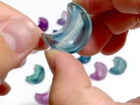 Rainbow Fluorite Heart Flower Moon Small Bowl Wholesale