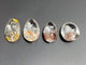 4 Pieces Butterfly Garden Quartz Inner Scene Carving