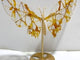 Golden Hematoid Quartz Fire Quartz Butterfly Wing Carving With Stand