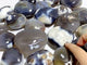 21 Pieces Black Orca Agate Heart #4