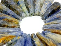22 Pieces Blue Kyanite Mixed Quartz Magic Scepter Wand Closeout