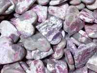 Pink Tourmaline Heart Crystal Wholesale