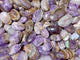 240 Pieces Amethyst Mixed Stripe Agate Palm Stone (Sea Freight Only)