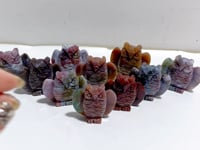 Ocean Jasper Owl Carving Wholesale