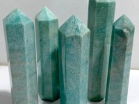 5 Pieces Large Amazonite Tower Points