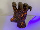 Yooperlite Stone Witchcore Demon Hand Carving (Defect)