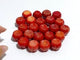 Mini Red Agate Halloween Pumpkin Carving Wholesale