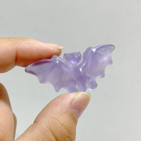 Purple Fluorite Bat Carving Wholesale -Wholesale Crystals
