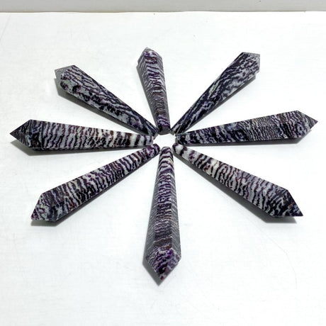 Purple Zebra Stone Magic Scepter Wand Wholesale - Wholesale Crystals