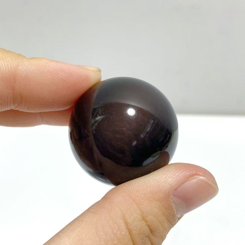 Rainbow Cat Eye Obsidian Sphere Ball Wholesale - Wholesale Crystals