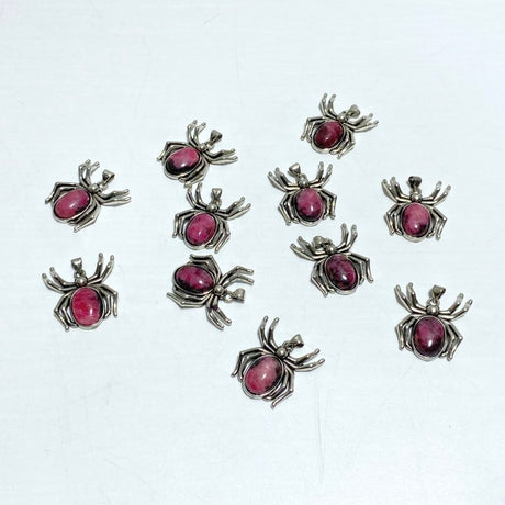 Rhodonite Pendants Spider Shape Wholesale - Wholesale Crystals