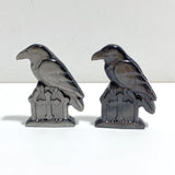 Silver Sheen Obsidian Crow Tomb Carving Wholesale -Wholesale Crystals