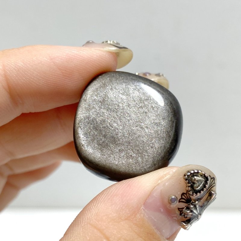 Silver Sheen Obsidian Tumbled Wholesale -Wholesale Crystals