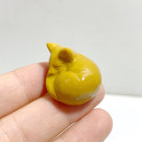 Small Mookaite Sleeping Cat Carving Wholesale -Wholesale Crystals