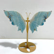 Trolleite Stone Butterfly Wing Carving With Stand -Wholesale Crystals