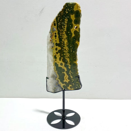 Unique 8th Vein Ocean Jasper Slab With Stand 11 - Wholesale Crystals