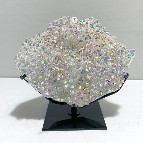 Unique Aura Quartz Cluster With Stand - Wholesale Crystals