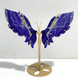 Unique Blue Sodalite Butterfly Wing Carving With Stand - Wholesale Crystals