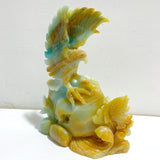Unique Caribbean Calcite Eagle Carving -Wholesale Crystals