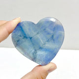 Unique Fluorite Heart Wing Carving With Stand - Wholesale Crystals