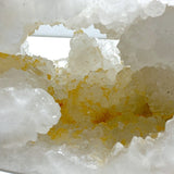 Unique Large Geode Druzy White Moss Agate Four - sided Point - Wholesale Crystals