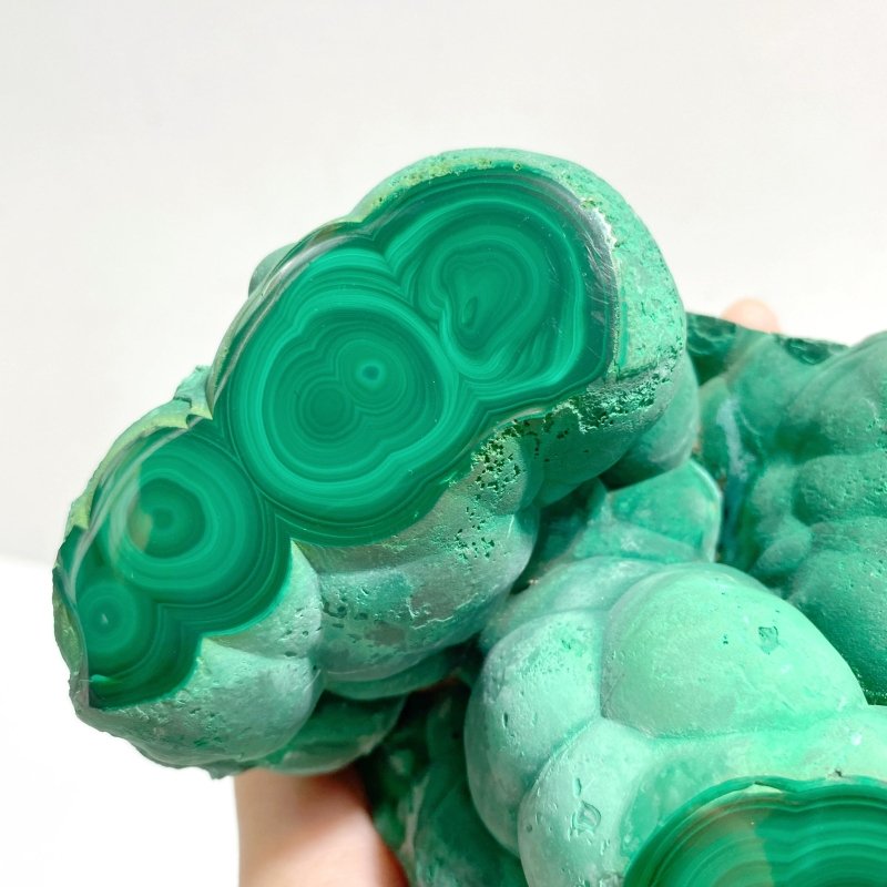 Unique Malachite Specimen With Stand -Wholesale Crystals