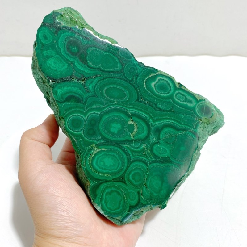Unique Malachite Specimen With Stand -Wholesale Crystals