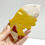 Unique Mookaite Butterfly Wing Carving With Stand -Wholesale Crystals