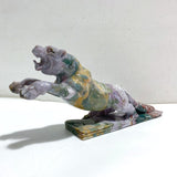 Unique Ocean Jasper Leopard Panther Carving -Wholesale Crystals