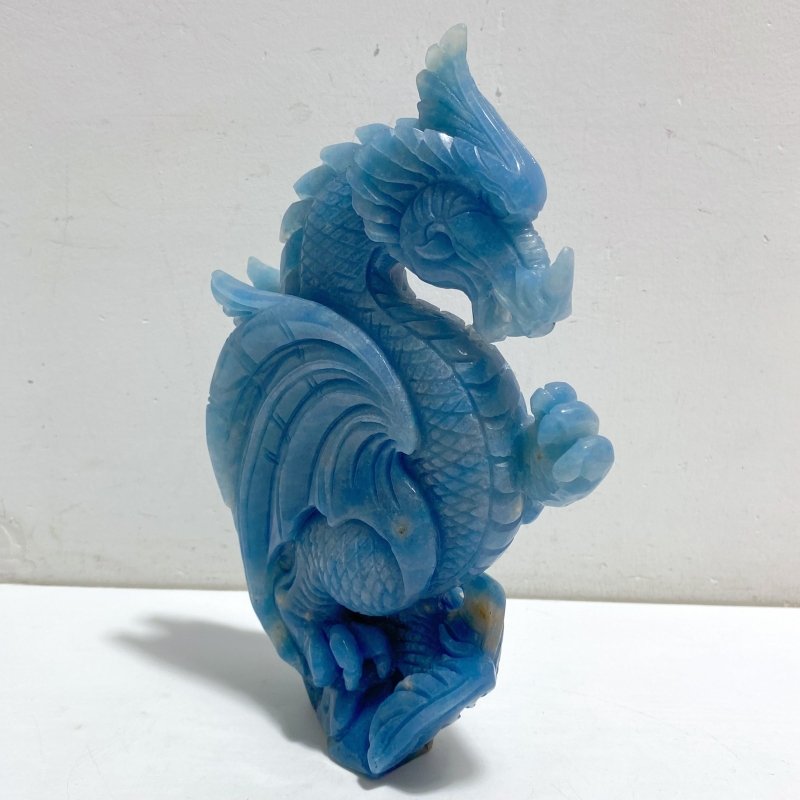 Unique Trolleite Stone Flying Dragon Carving 12 -Wholesale Crystals