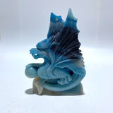 Unique Trolleite Stone Flying Dragon Carving - Wholesale Crystals