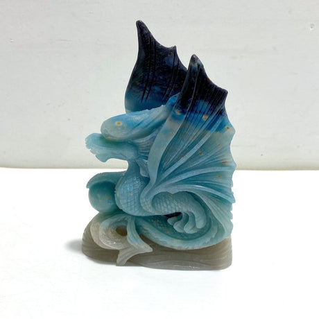 Unique Trolleite Stone Flying Dragon Carving 4 - Wholesale Crystals