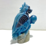 Unique Trolleite Stone Flying Dragon Carving 5 - Wholesale Crystals