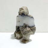 Unique Volcano Agate King Kong Ape Carving 2 - Wholesale Crystals