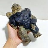 Unique Volcano Agate King Kong Ape Carving 9 -Wholesale Crystals
