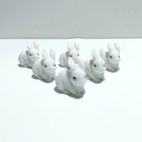 White Marbe Rabbit Carving Wholesale - Wholesale Crystals