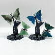 Wholesale Crystal Butterfly Wing Carving with Cat Metal Stand (Mixed Materials) -Wholesale Crystals