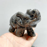 Yooperlite Elephant Carving Wholesale (UV - Reactive) - Wholesale Crystals