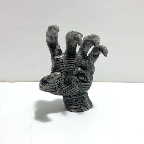Yooperlite Stone Witchcore Demon Hand Carving - Wholesale Crystals