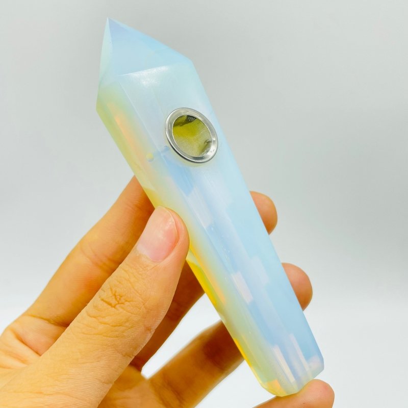 11 Types Side Hole Crystal Pipes Sodalite Apatite Rose Quartz Wholesale -Wholesale Crystals