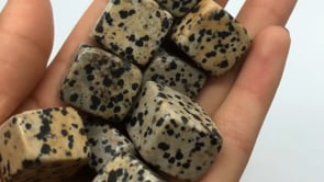dalmatian jasper cube tumble stone -Wholesale Crystals