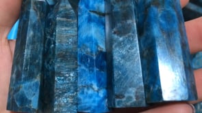 blue apatite crystal point tower -Wholesale Crystals
