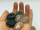 Moss Agate & Sakura Agate Shell Carving Wholesale -Wholesale Crystals